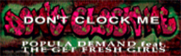 DON'T CLOCK ME banner