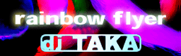 rainbow flyer banner